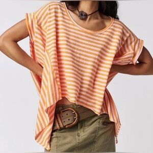 Free People We The Free NWT We The Free Oversized Angel Tee